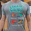 Levels of Soreness Dino Tee ( Unisex)